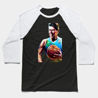 Ronald Reagan NBA All-Star Baseball T-Shirt